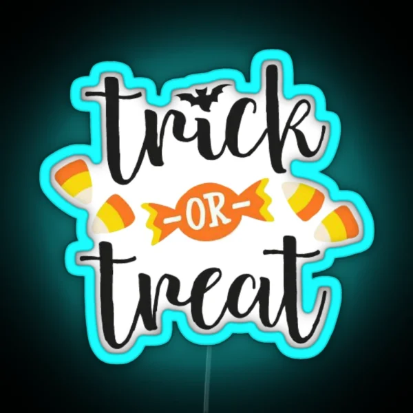 Trick OR Treat RGB Neon Sign
