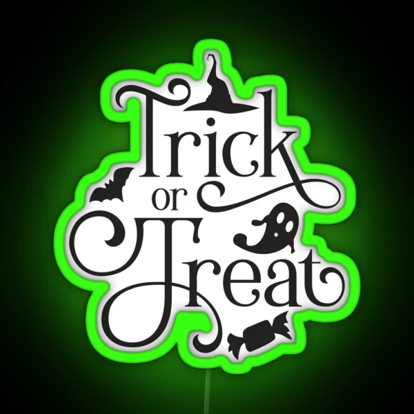 Trick Or Treat RGB Neon Sign