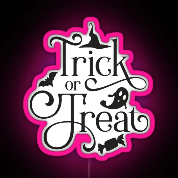 Trick Or Treat RGB Neon Sign