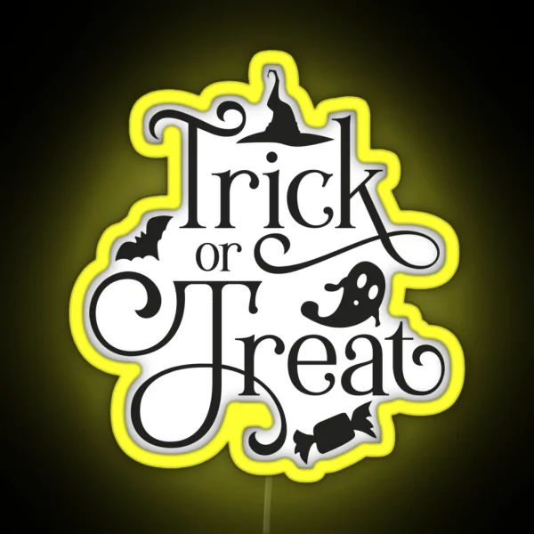 Trick Or Treat RGB Neon Sign