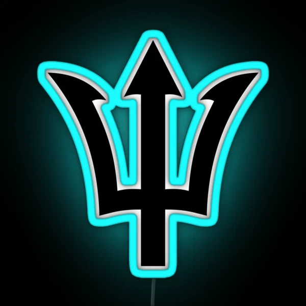 Trident Head Zodiac Sign Astral RGB Neon Sign