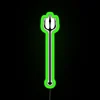 Modern Trident Shaped Neon Sign with Adjustable RGB Color Lighting Effects