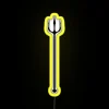 Vibrant Trident RGB Neon Sign with Programmable Color Change Technology