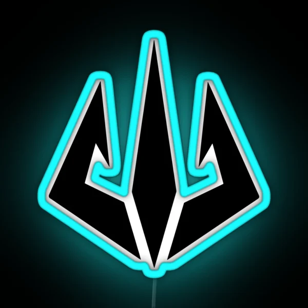Trident Symbol RGB Neon Sign