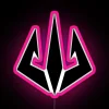 RGB Trident Iconic Neon Sign Display with Customizable Color Lighting