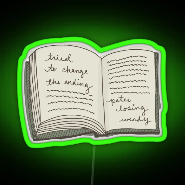 Tried To Change The Ending Peter Losing Wendy RGB Neon Sign