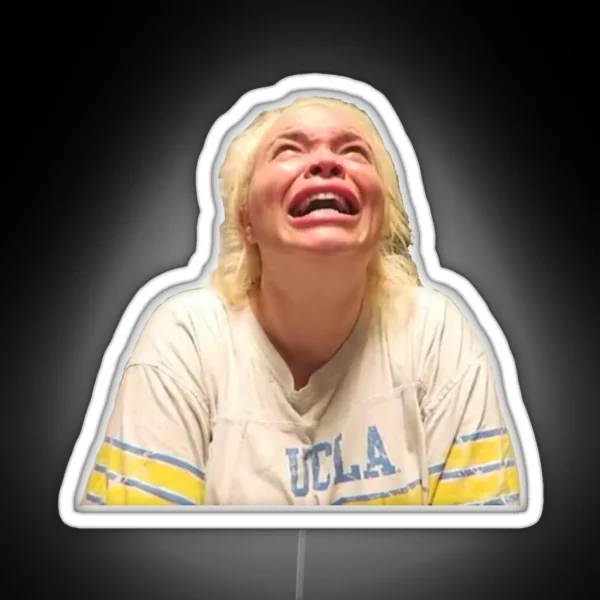 Trisha Paytas Crying Youtube RGB Neon Sign