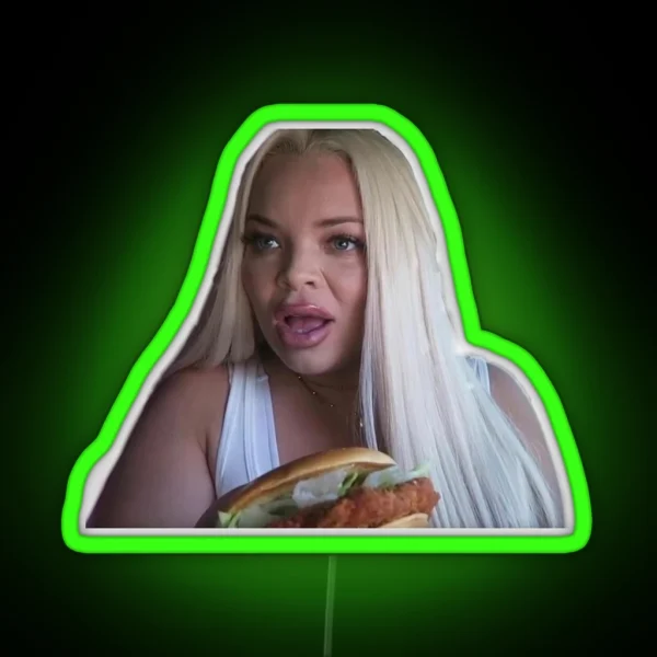 Trisha Paytas Huh What RGB Neon Sign