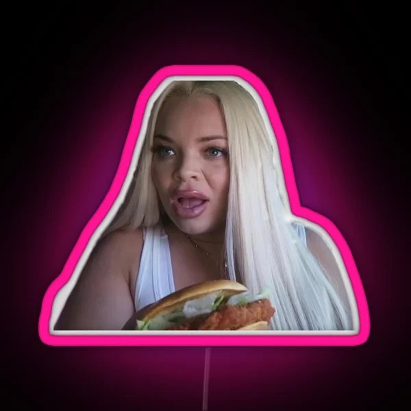 Trisha Paytas Huh What RGB Neon Sign