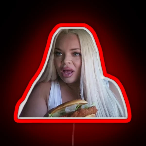 Trisha Paytas Huh What RGB Neon Sign