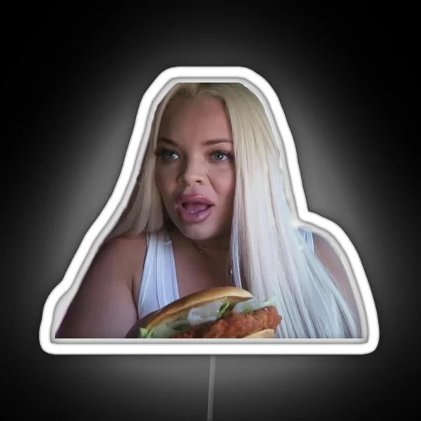 Trisha Paytas Huh What RGB Neon Sign
