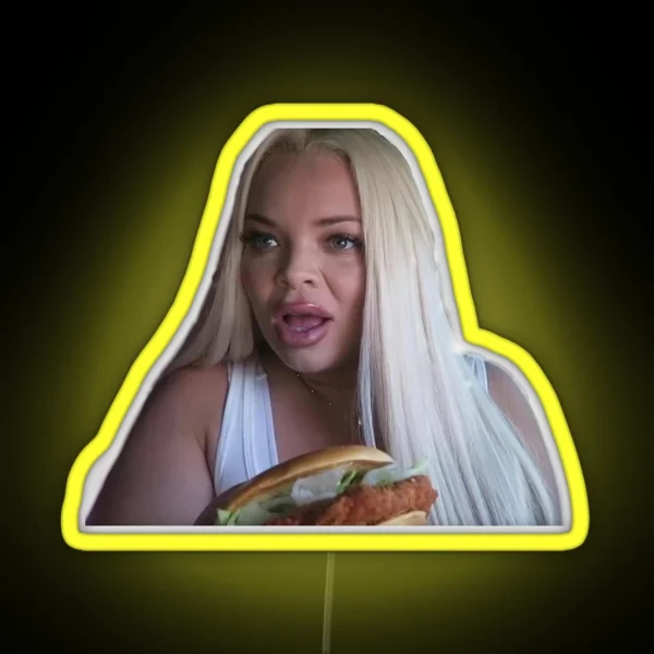 Trisha Paytas Huh What RGB Neon Sign