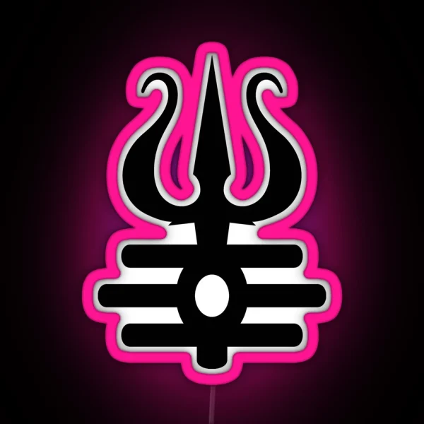 Trishula RGB Neon Sign
