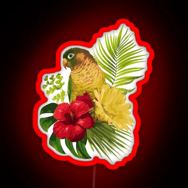 Tropical Parrot RGB Neon Sign