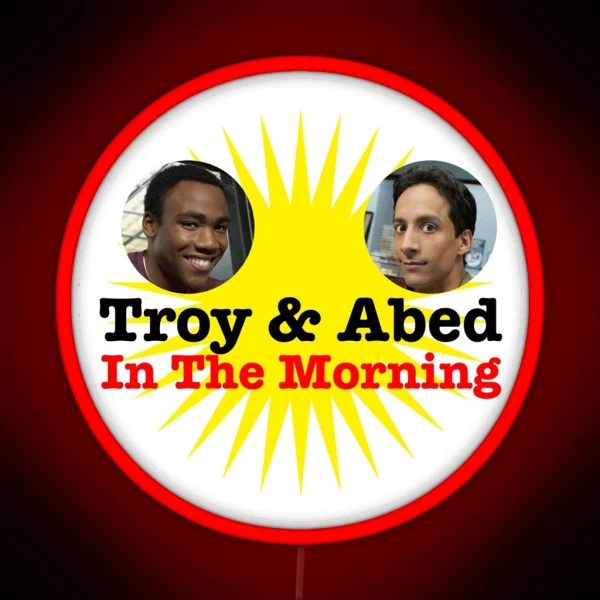 Troy And Abed Led RGB Neon Sign