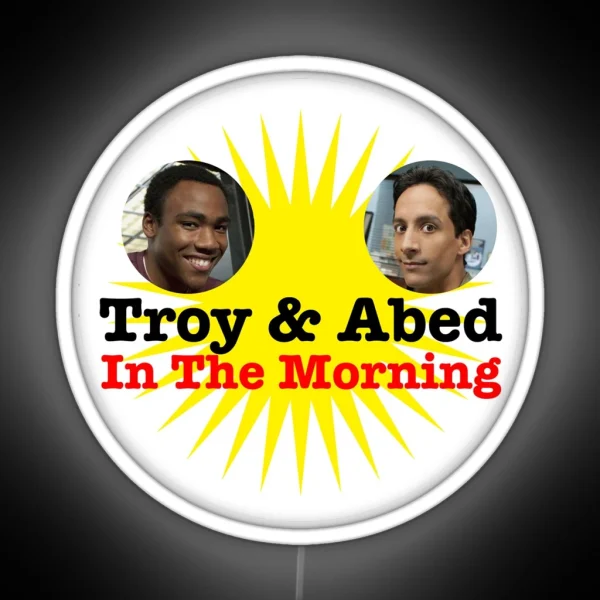 Troy And Abed Led RGB Neon Sign