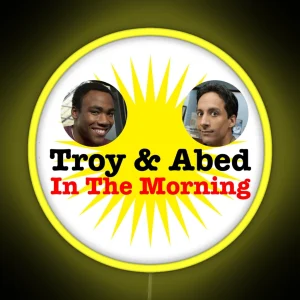 Troy And Abed Led RGB Neon Sign