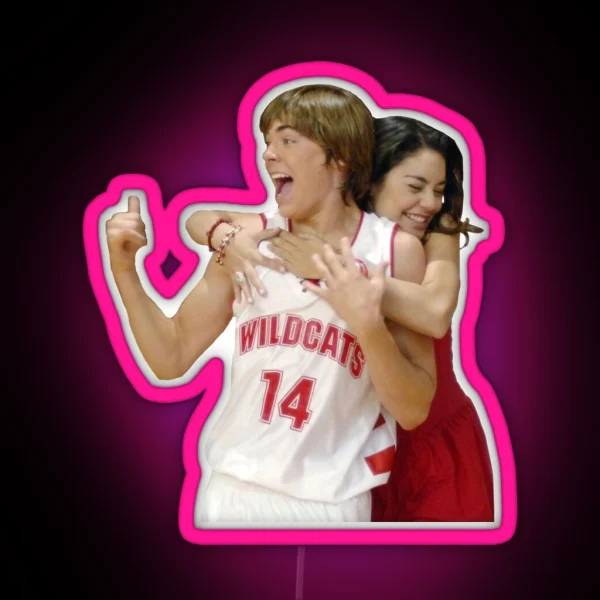 Troy And Gabriella RGB Neon Sign
