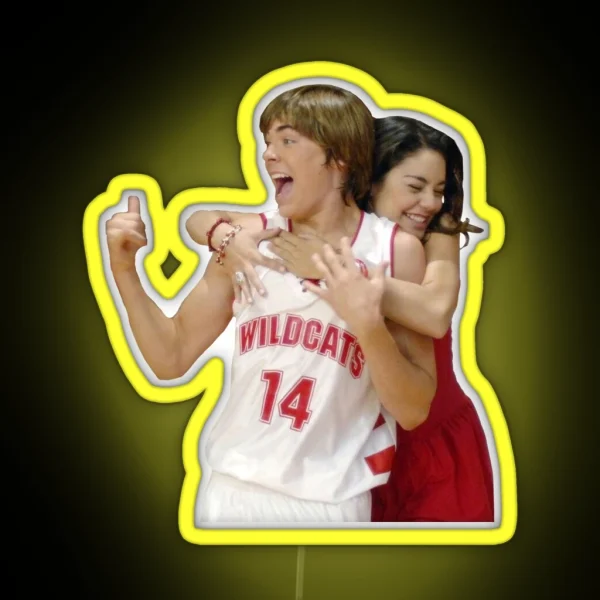 Troy And Gabriella RGB Neon Sign
