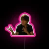High-Intensity RGB Neon Sign Featuring Troy's Iconic 'Bet On It' Quote