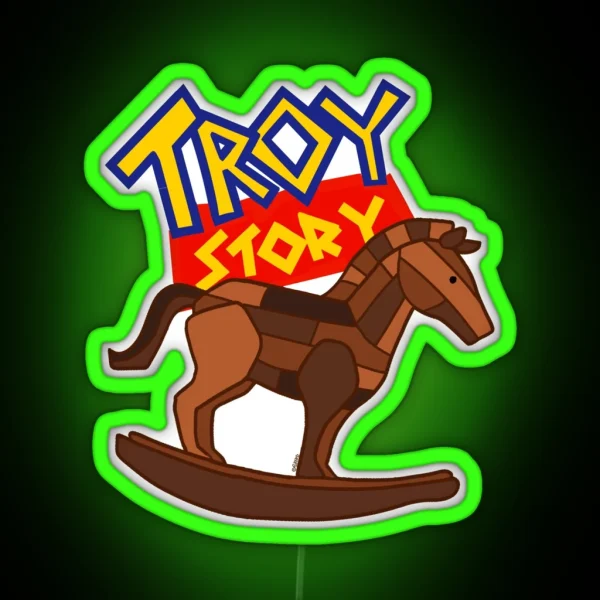 Troy Story RGB Neon Sign