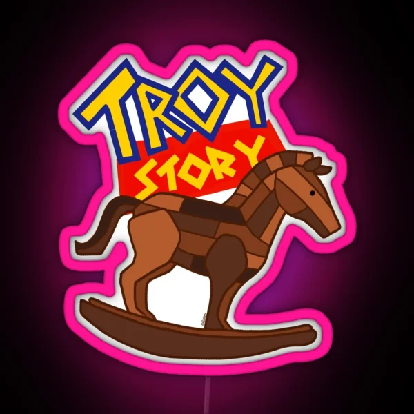Troy Story RGB Neon Sign