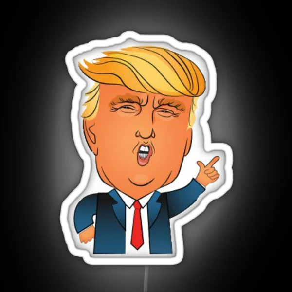 Trump Cartoon Led RGB Neon Sign