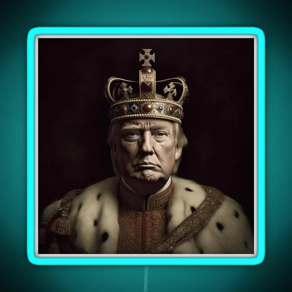 Trump The Controversial Coronation RGB Neon Sign