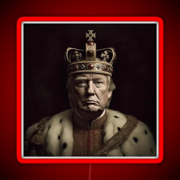 Trump The Controversial Coronation RGB Neon Sign