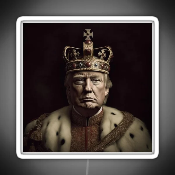 Trump The Controversial Coronation RGB Neon Sign