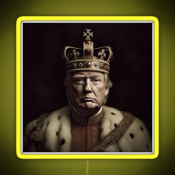 Trump The Controversial Coronation RGB Neon Sign