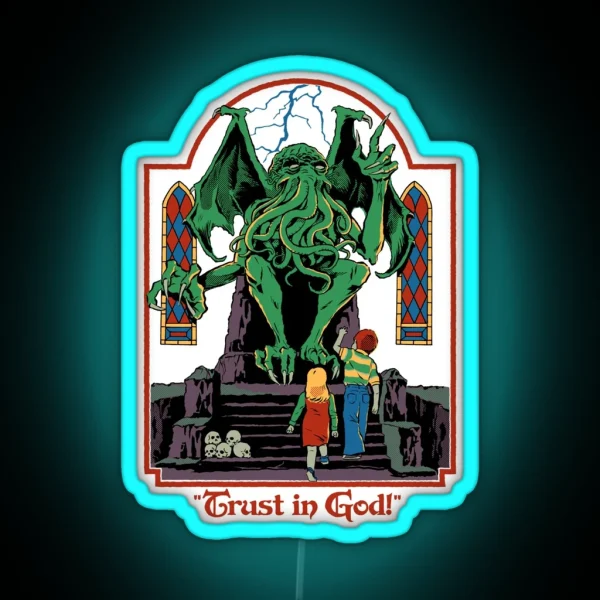 Trust In God RGB Neon Sign