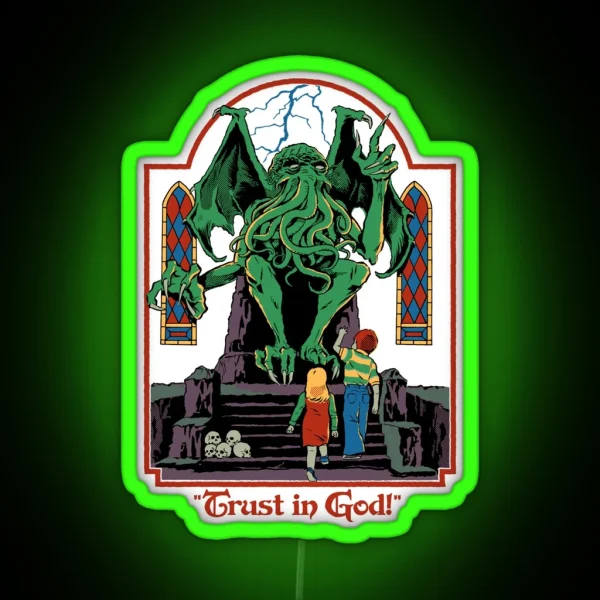 Trust In God RGB Neon Sign