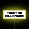Vibrant RGB LED Neon Sign Art Displaying Witty Cautionary Message