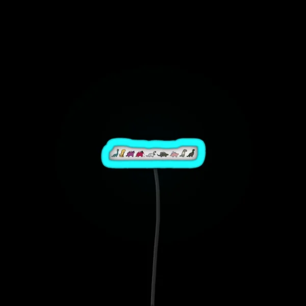 TS Album Dinosaurs RGB Neon Sign