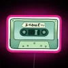 RGB LED Wall Sign Art Canvas Display Case Neon Edition