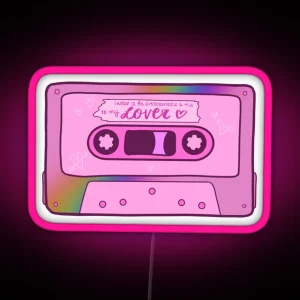 TS Lover Album Cassette Led RGB Neon Sign