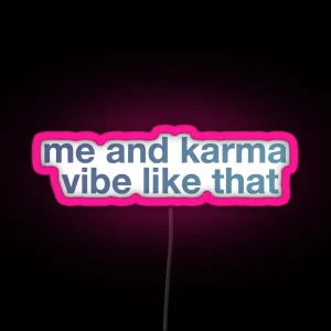 Ts10 Midnights Karma RGB Neon Sign