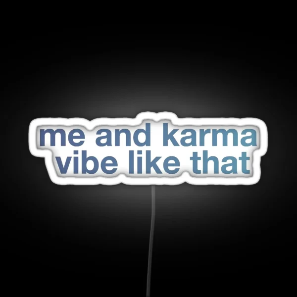 Ts10 Midnights Karma RGB Neon Sign