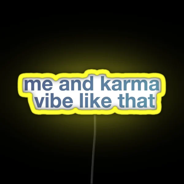 Ts10 Midnights Karma RGB Neon Sign
