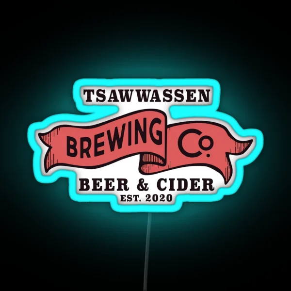 Tsawwassen Brewing Co RGB Neon Sign