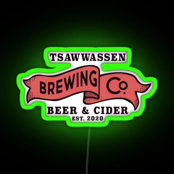 Tsawwassen Brewing Co RGB Neon Sign
