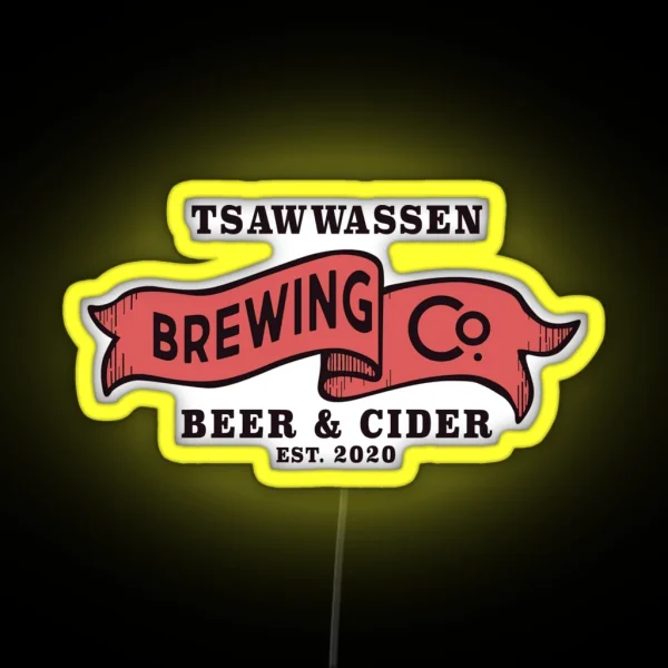 Tsawwassen Brewing Co RGB Neon Sign