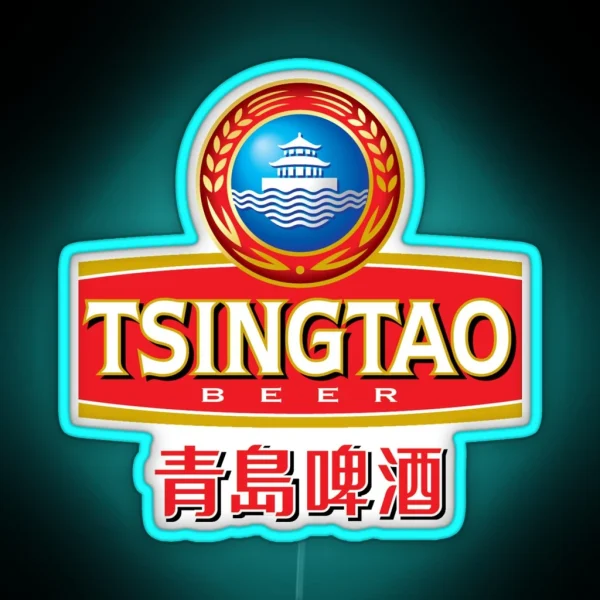 Tsingtao Logo RGB Neon Sign