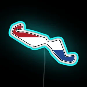 TT Circuit Assen Flag RGB Neon Sign