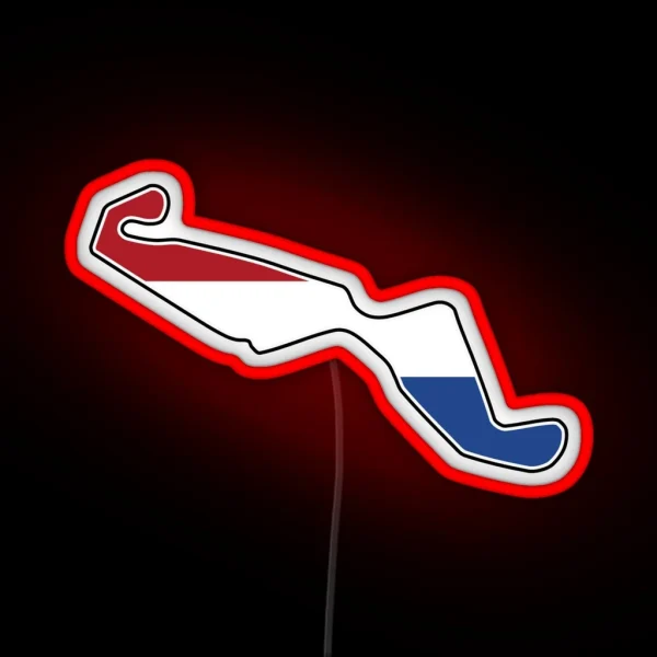 TT Circuit Assen Flag RGB Neon Sign