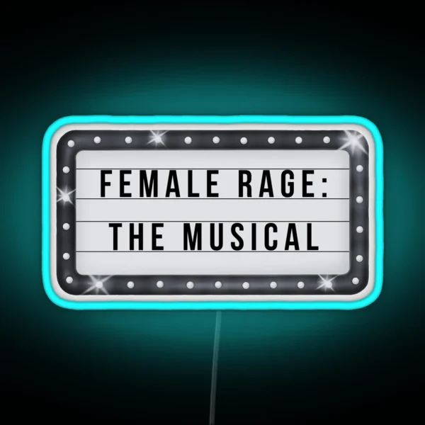 TTPD Female Rage The Musical Taylor Swift RGB Neon Sign