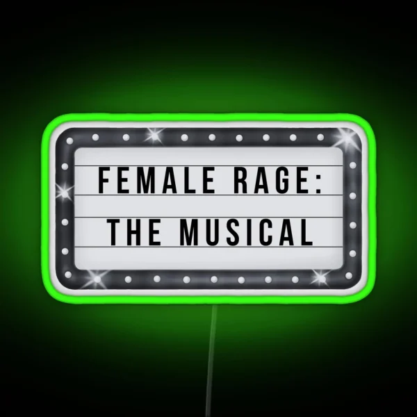 TTPD Female Rage The Musical Taylor Swift RGB Neon Sign