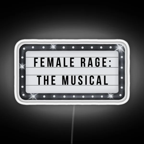 TTPD Female Rage The Musical Taylor Swift RGB Neon Sign