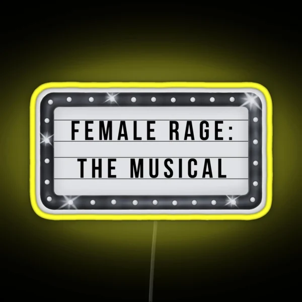 TTPD Female Rage The Musical Taylor Swift RGB Neon Sign